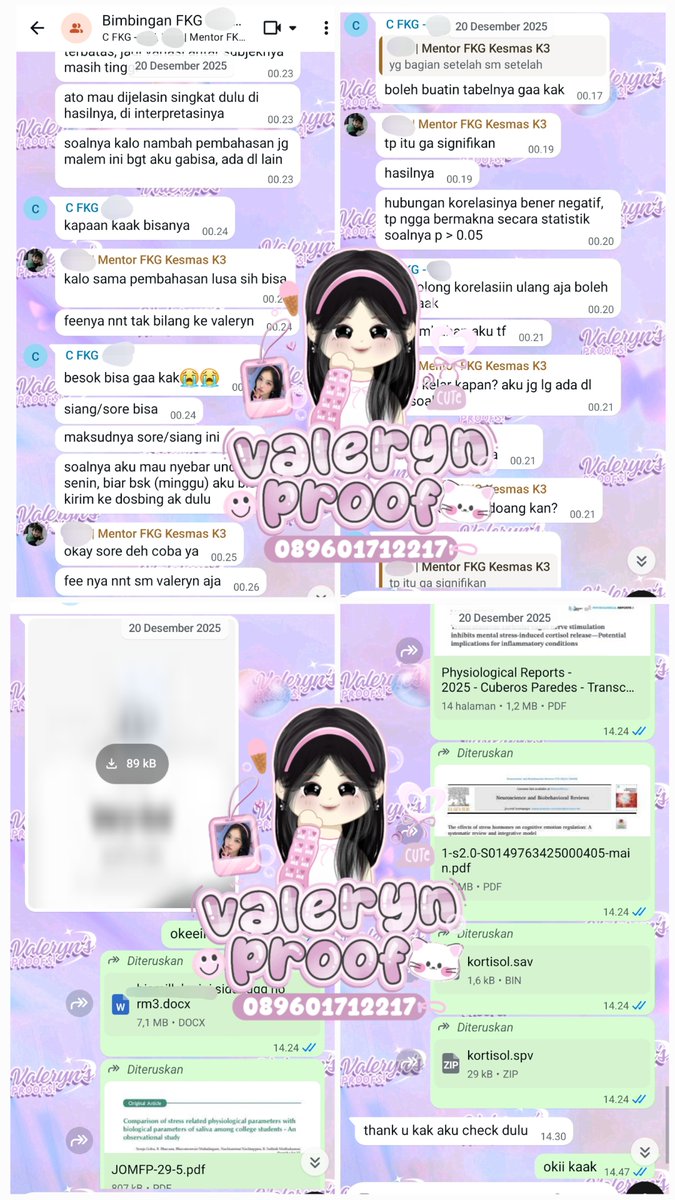Vale ʚଓ Tutor Bimbingan & Joki Skripsi ; Olah Data tweet media