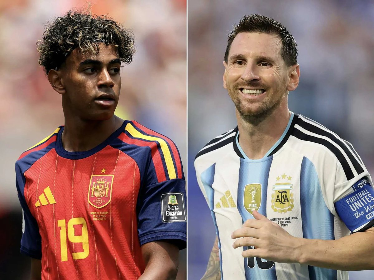 BarcaUniversal's tweet photo. .@Benayadachraf: "Every Barça fan should feel immense pride this Sunday.

Spain vs Argentina is also Lamine Yamal vs Leo Messi: two La Masia graduates, two authentic culés wearing the number 10, and two generations of Barça history meeting on football’s biggest stage.

Whatever the result, Barça have already won. One legend gave us the greatest football ever seen, while the other is only beginning a journey that could define the years ahead."