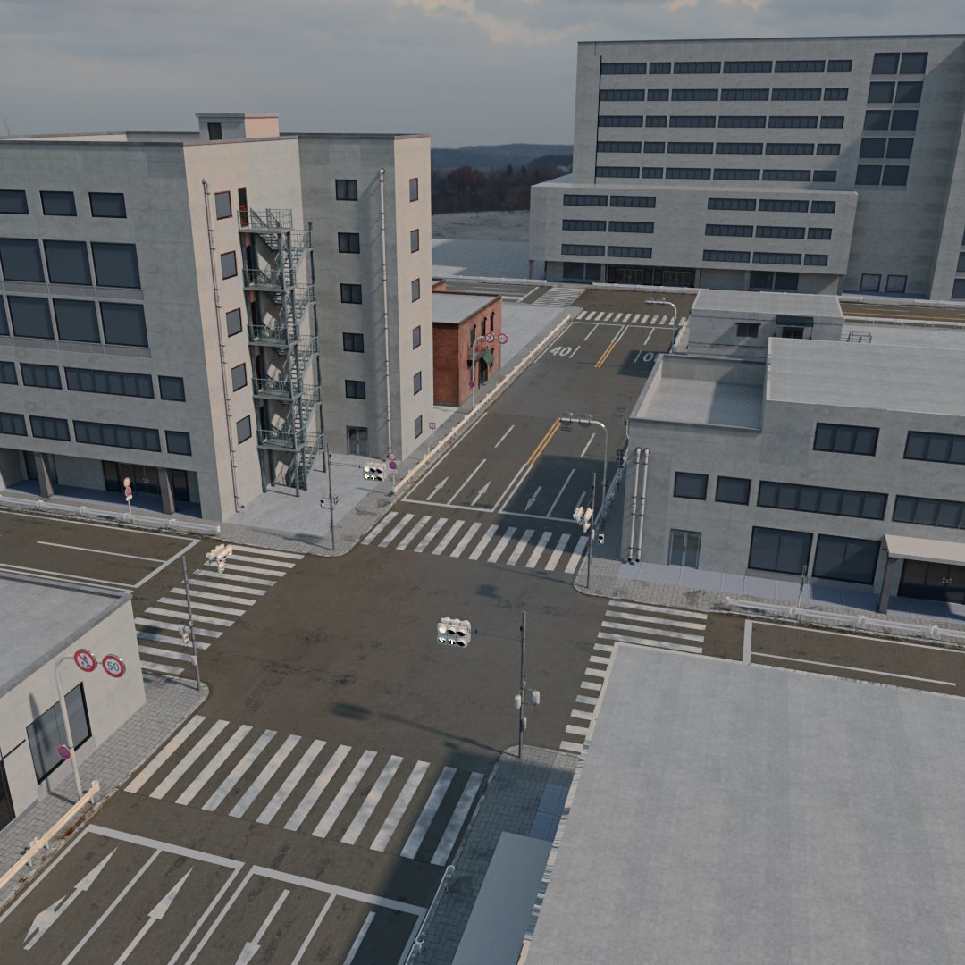 e3D93297354's tweet photo. Blenderで近代風の街背景を作成しました
主に新しく制作した建物アセット等を使っています

またアセットのリンク先も載せています⬇️

#blender #b3d #背景 https://t.co/NGgyNl1ggB