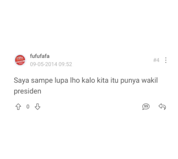 ardisatriawan's tweet photo. Profesi paling enak sekarang: Wapres.

1) MBG dikorupsi semilyar per hari, diem aja.
2) Latihan komcad KDMP, 5 meninggal, diem aja.
3) Menteri PU mecat bawahannya gara-gara surat ke luar negeri ngajak anak bocor, diem aja.
4) Ketemu emas 74 kg sama duit milyaran di rumah Jampidsus, diem aja.
5) Pemadaman bergilir gara-gara pengadaan batu bara dikorupsi, diem aja.
6) Dubes negara lain lontang-lantung berbulan-bulan diem aja.
7) Rupiah terendah sepanjang masa, diem aja.

Bener emang kata fufufafa