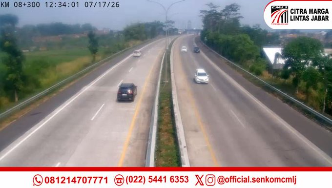 RadioElshinta's tweet photo. 12.54: RT @senkomsoroja : Lalu lintas Tol Soroja, Soreang - Kutawaringin - Marga Asih - Pasir Koja lancar kedua arah. Menuju Jakarta dan Cileunyi lancar.  Gunakan sabuk keselamatan saat berkendara. https://t.co/V4reTbBk38