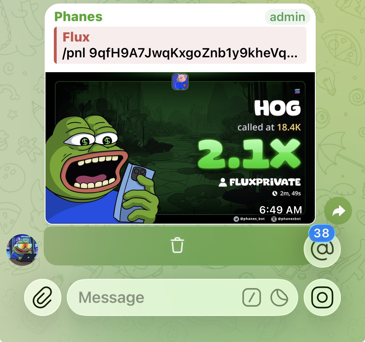DigitalAscom's tweet photo. 2X up on $HOG

CA> 9qfH9A7JwqKxgoZnb1y9kheVqKwKgB4bbXqvBxKWpump

#memecoin #memecoin100x #MemecoinSeason https://t.co/04G3VAVva4