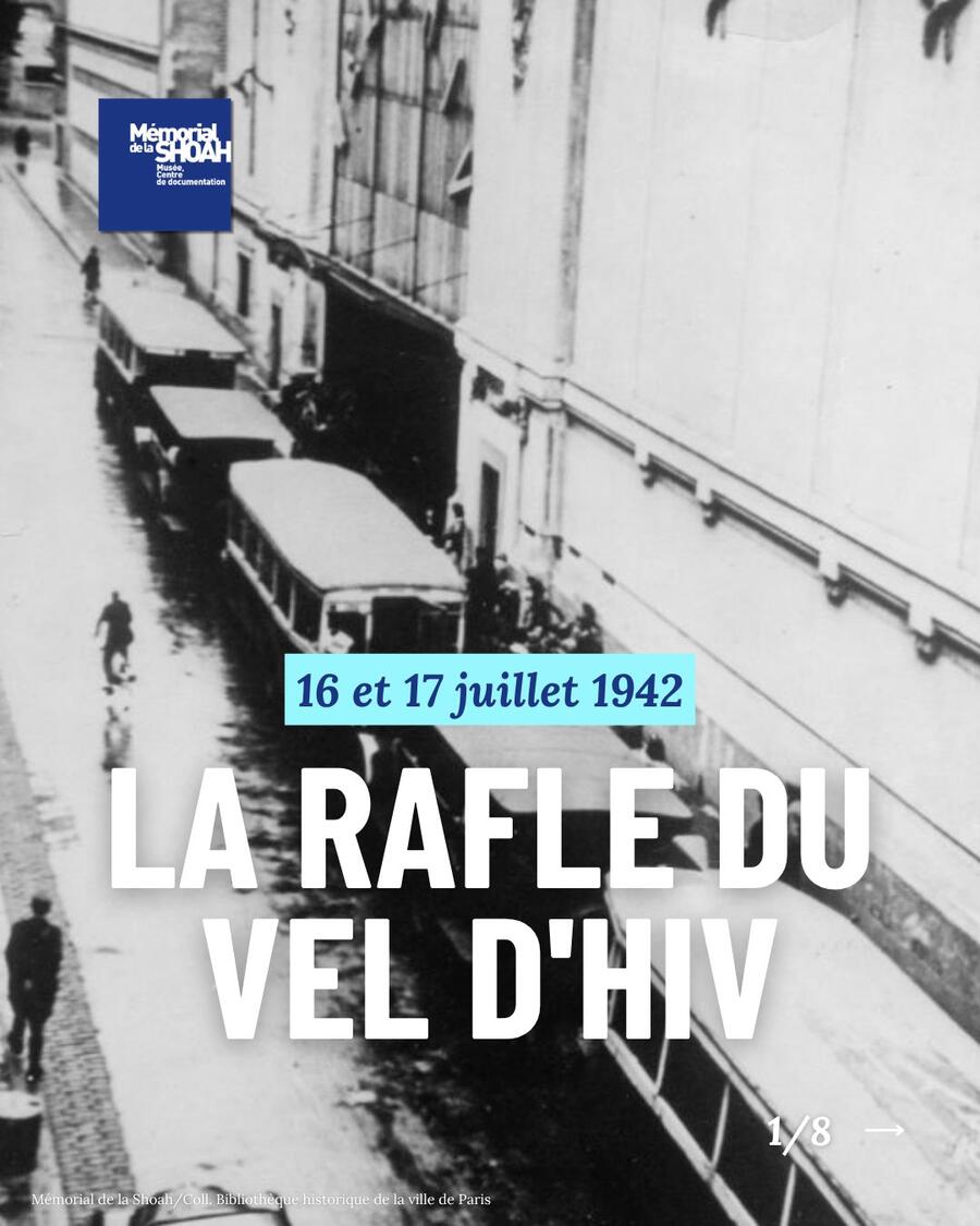 Limportant_fr's tweet photo. 16 et 17 juillet 1942, rafle du Vel' d'Hiv: plus de 13 000 juifs, majoritairement des femmes et des enfants, sont arrêtés https://t.co/VMlOFBpqGf @Shoah_Memorial https://t.co/wUYTKk5KJ3