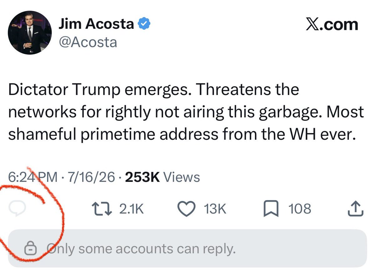 ClownWorld's tweet photo. Nothing screams confidence in your opinion like disabling the replies. https://t.co/z26BDdc5AS