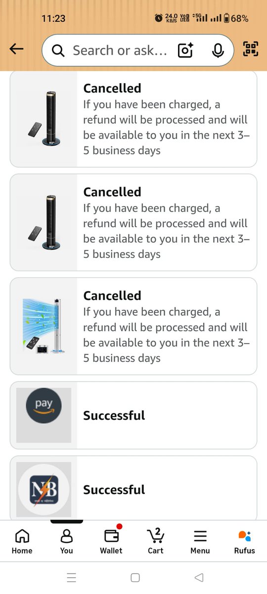 impratyush27's tweet photo. @amazonIN Orders are getting cancelled everytime automatically. Customer care support is helpless. Only thing they say is just write an email to ofm@amazon.in I have written 10 times...I think people there are in deep slumber. So, they are unresponsive. Shamelessly, look https://t.co/xO9YP2cx86