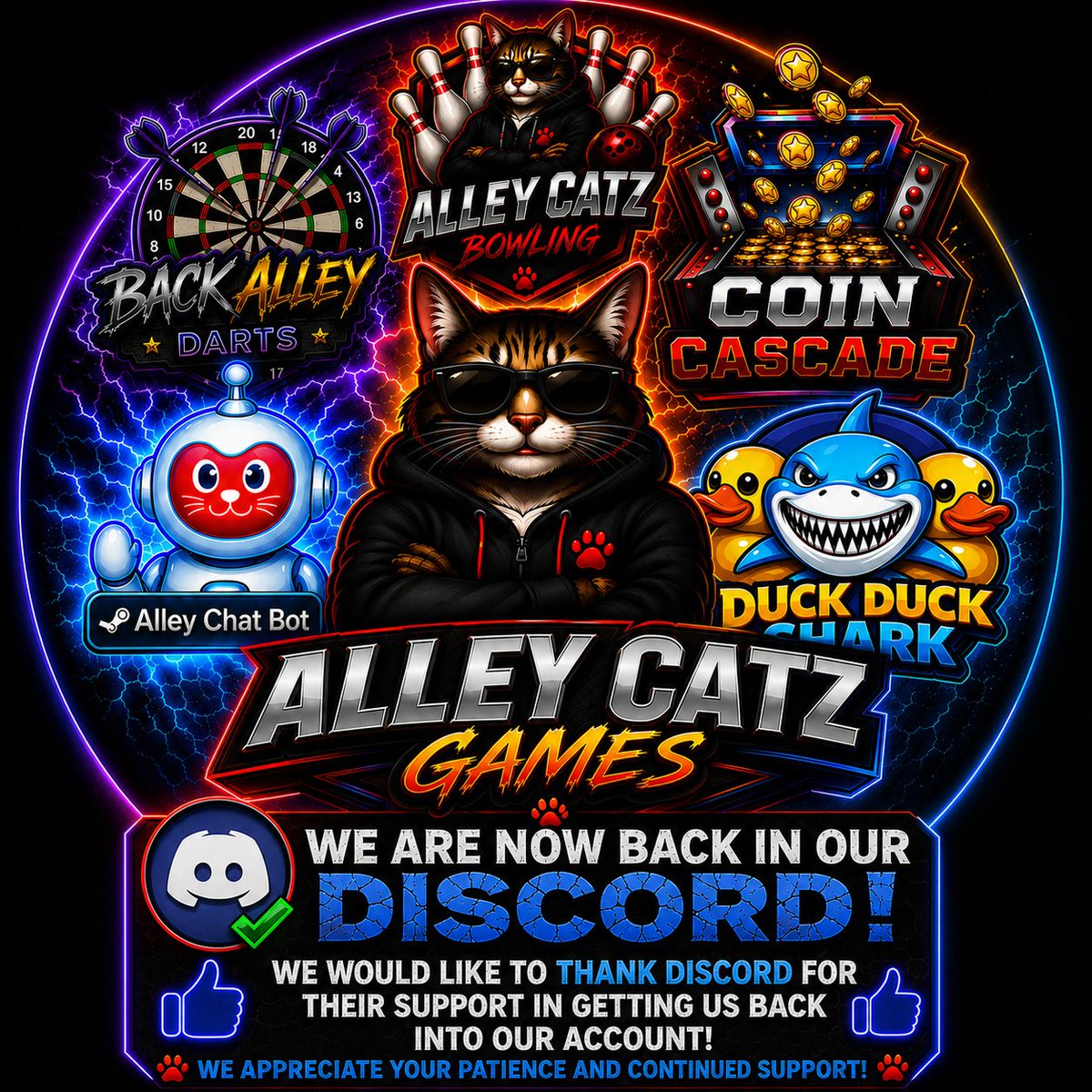 Alleycatzgames's tweet photo. @discord Thank You Eizo (discord Support) for the help https://t.co/wvyPPAHRCc