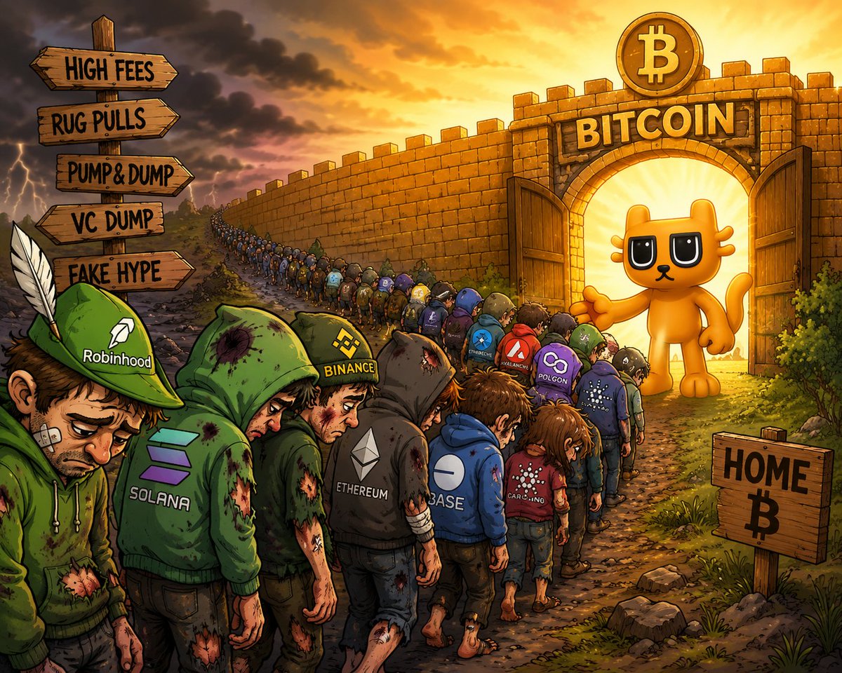 billydollarcat's tweet photo. they always come home.

every cycle.

every chain.

every narrative.

bitcoin doesn't chase users.

users eventually chase bitcoin.

and the top cat will be waiting.

$BILLY 😼₿ https://t.co/M644EPqLBW