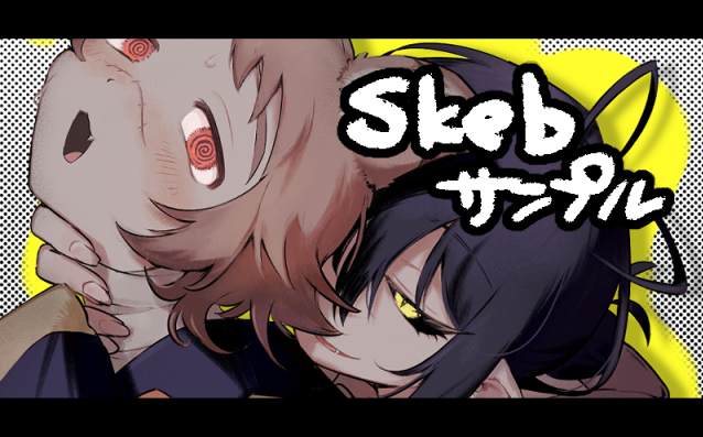 wachauo's tweet photo. Skebでのご依頼ありがとうございました🐟
素敵なキャラクターを楽しく描かせていただきました！メッセージもブーストも超超ありがとうございます！嬉しいです！！ https://t.co/XsZrE6xYTt