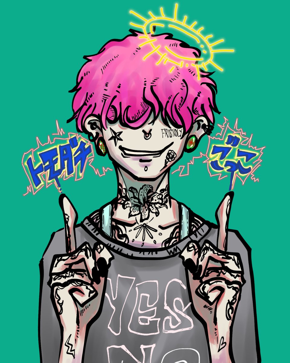 2ih04e4E's tweet photo. NEW SINGLE
"トモダチごっこ"
NOW ON SALE,,,なんてね
ジャケ写意識して描くのにハマってる笑
 #イラスト
 #illustration https://t.co/TAVMjync0a