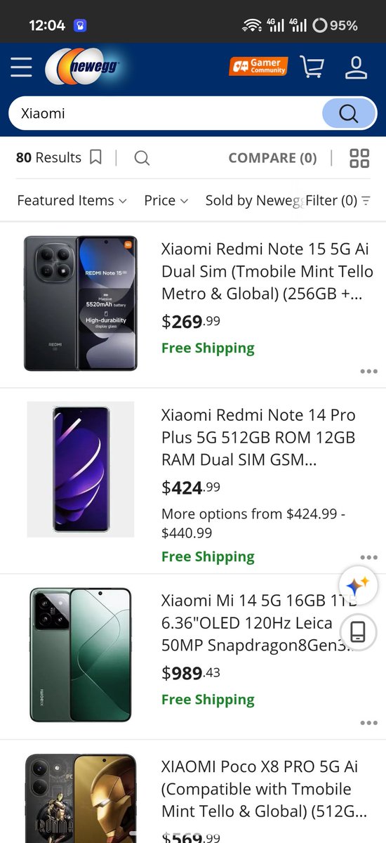 oitsme_red's tweet photo. @Aquis_GN @TheGalox_ I don't think so cuz both Amazon and Newegg are selling their phones, but only Amazon offers Xiaomi's phones directly through Xiaomi's official channel https://t.co/1aiKqG9ySC