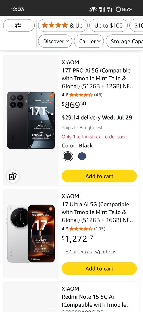 oitsme_red's tweet photo. @Aquis_GN @TheGalox_ I don't think so cuz both Amazon and Newegg are selling their phones, but only Amazon offers Xiaomi's phones directly through Xiaomi's official channel https://t.co/1aiKqG9ySC