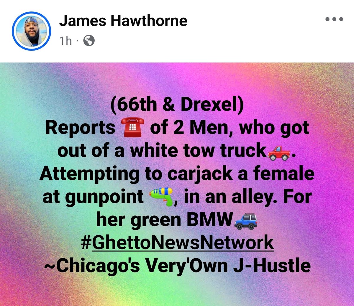 RealGhettoNews's tweet photo. Chicago is a Warzone! Don't believe the mainstream media, lying 🤥 about crime is down. It's not!
#GhettoNewsNetwork #BlackFatigue #Chicago #CPD #ChicagoScanner #War #WarZone #Trump #SendHelp #MassIncarceration #CrimeBill #BringBackTheElectricChair
~Chicago's Very'Own J-Hustle https://t.co/ecshqeXpSQ
