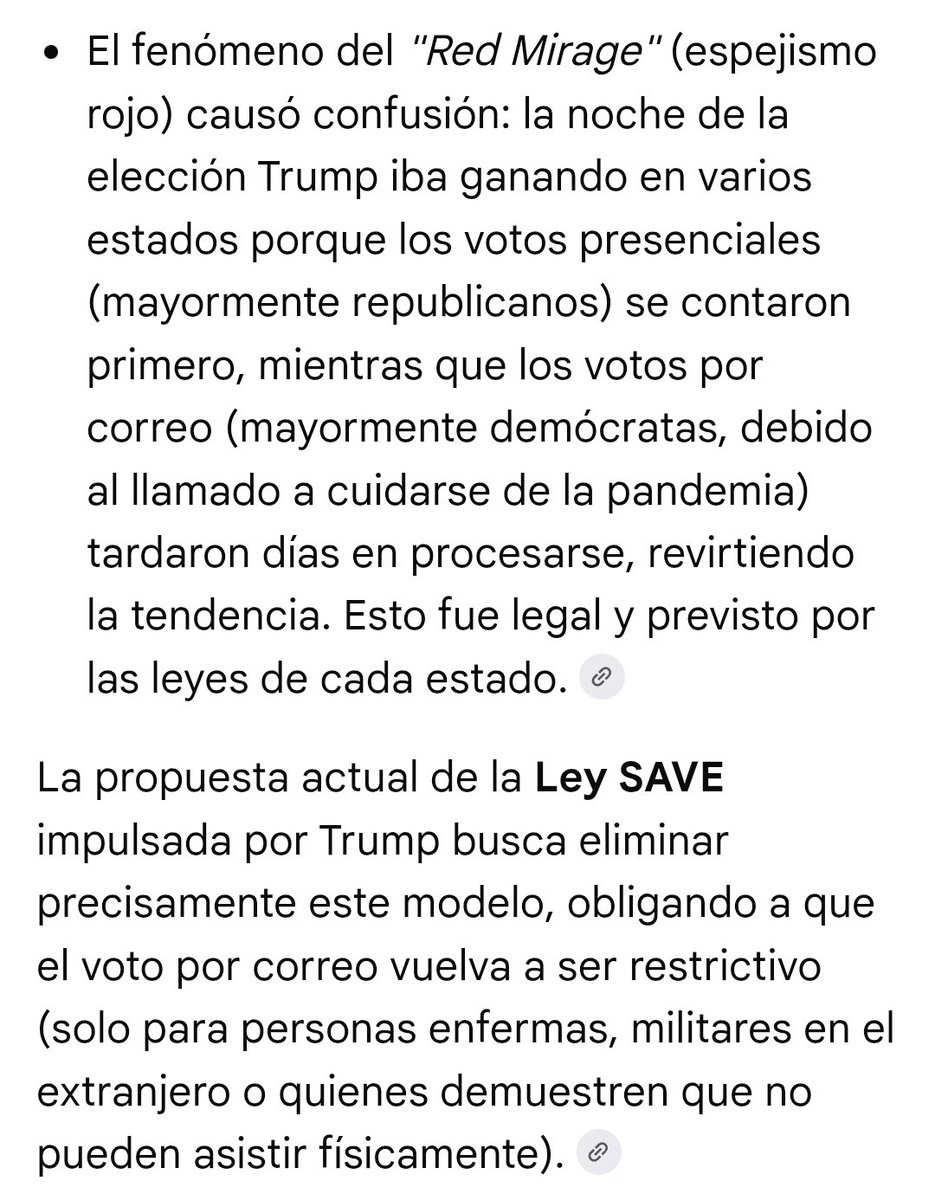 Marismencos's tweet photo. Elecciones 2020:
La mayoría de votos demócratas fue por correo y la de los republicanos fue presencial. Que casualidad... https://t.co/o8VS2Er778