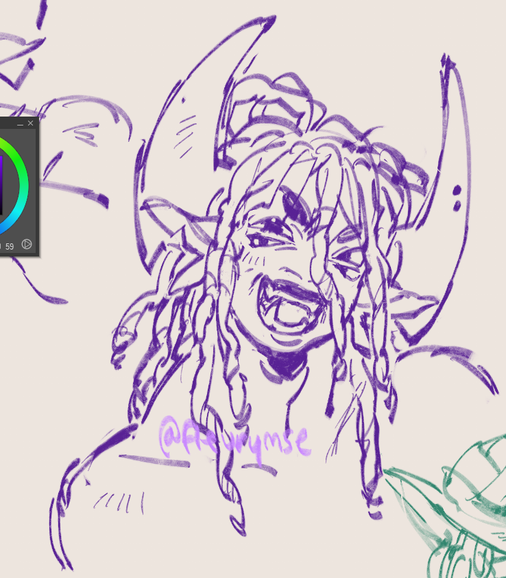 fleurymse's tweet photo. warmup doodles.. trying to break free from the artblock chains https://t.co/DlmxzUOA9o