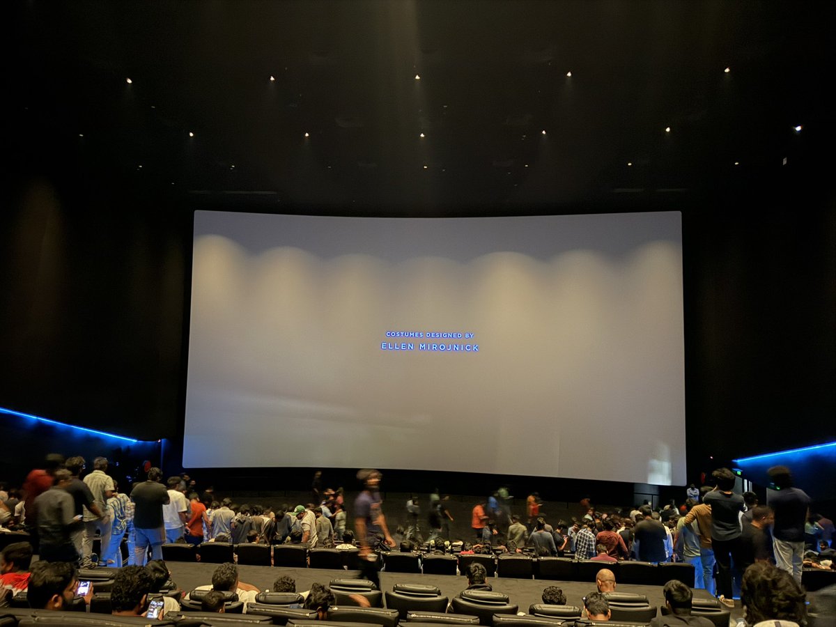 arjunvinay14's tweet photo. What an experience this is!What an amazing cinema #theodyssey 
#allucinemas Dolby secreen1 is best you will ever see , Hyderabad will be thankful for getting such experience here ,middle row seats are highly recommended experience will touch your heartbeats! #christopernolan🙏🏻🚀 https://t.co/8xoh6KbjxG