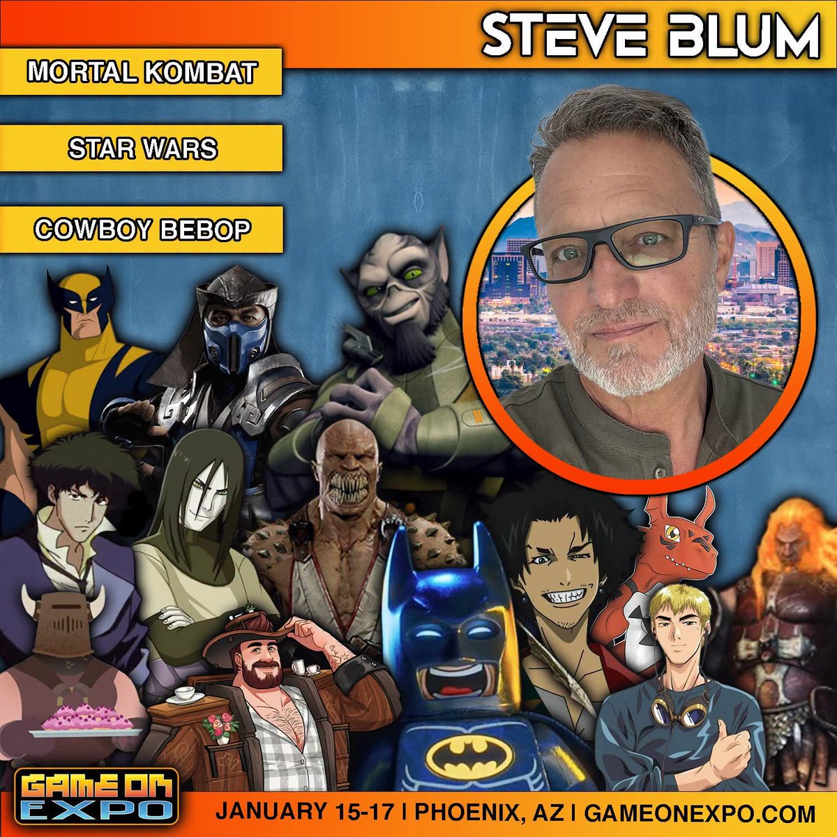 Shield_Central's tweet photo. If they add heavy hitter voice actors like this I'm gonna go broke. Gonna have him sign my Naruto poster. Will guest at Game On Expo from January 15-17 2026. https://t.co/owuaYjOcN7