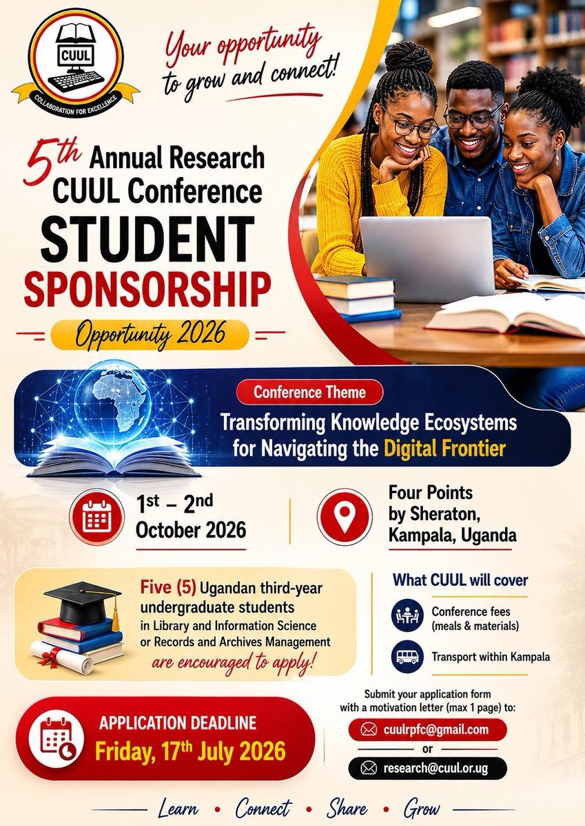 Consortium of Uganda University Libraries tweet media