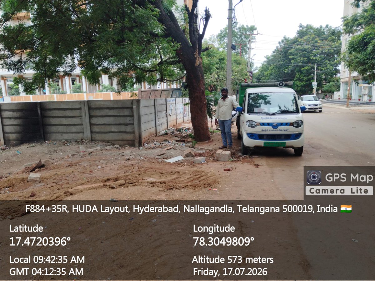 Dc49Cmc's tweet photo. @NallagandlaHuda @CMC_Offcl @ZC_SLP @DC_SLP49 @Deeswm49 @MC_Cyberabad Dear Citizen, inconvience caused is regretted an unauthorized Cigarette shop In Nallagandla HUDA, beside DSR park ridge has been removed and photos are attached for kind reference. https://t.co/utMp0qmFzL