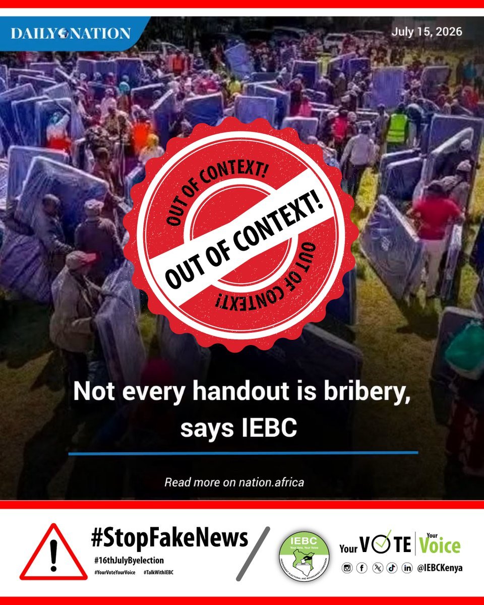 Paul_Muite's tweet photo. The brazen partisanship by IEBC in O'Kalou towards the Regime in Power calling  bribery "State Gifts" and turning blind eyes on State sponsored goons' violence and other electoral offences, MUST be resolved before this shamelessly partisan IEBC can be relied upon to conduct next year's General Elections