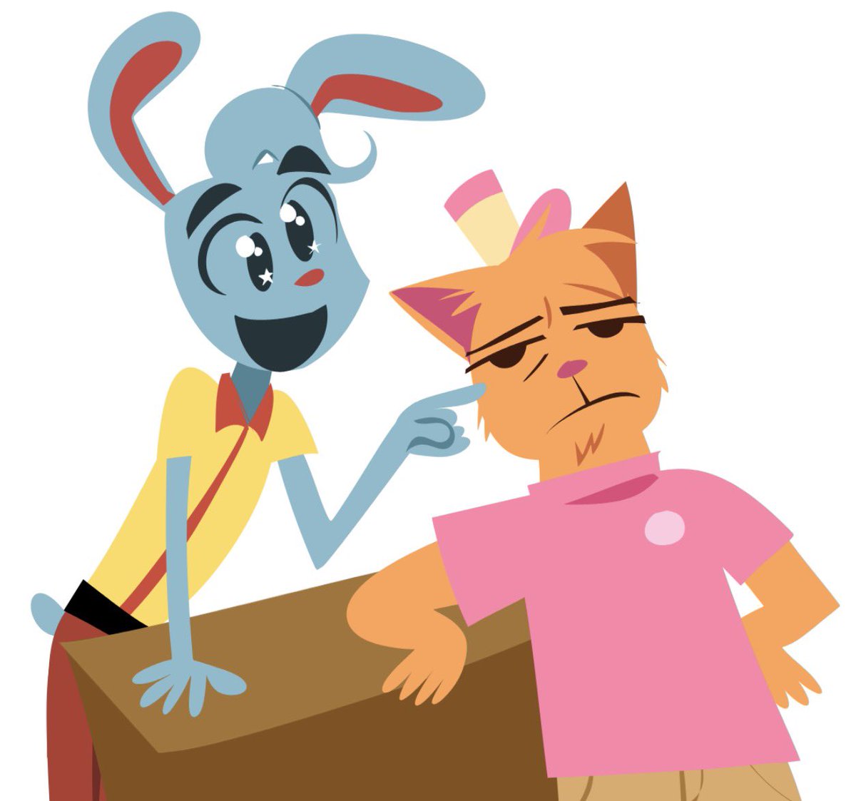 NOITAWEZUMPANTS's tweet photo. My boyfriend thought burgerpants’ shirt was red I think he’s blind #nicepants #undertale https://t.co/9Ja0KLGiXT
