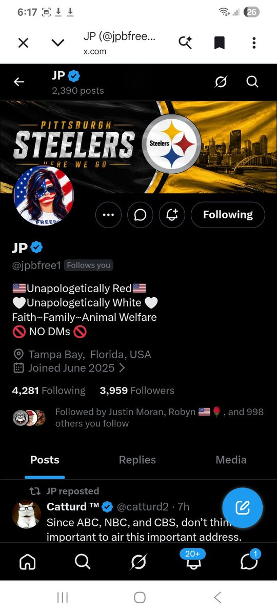Hawkesbay69's tweet photo. ✨️Two patriots from opposite sides of the pond looking for new connections ✨️
@jpbfree1 🇺🇲
@GabiChelsea1 🇬🇧
F*R
🇺🇲🇬🇧 https://t.co/NHJMtT5MXN