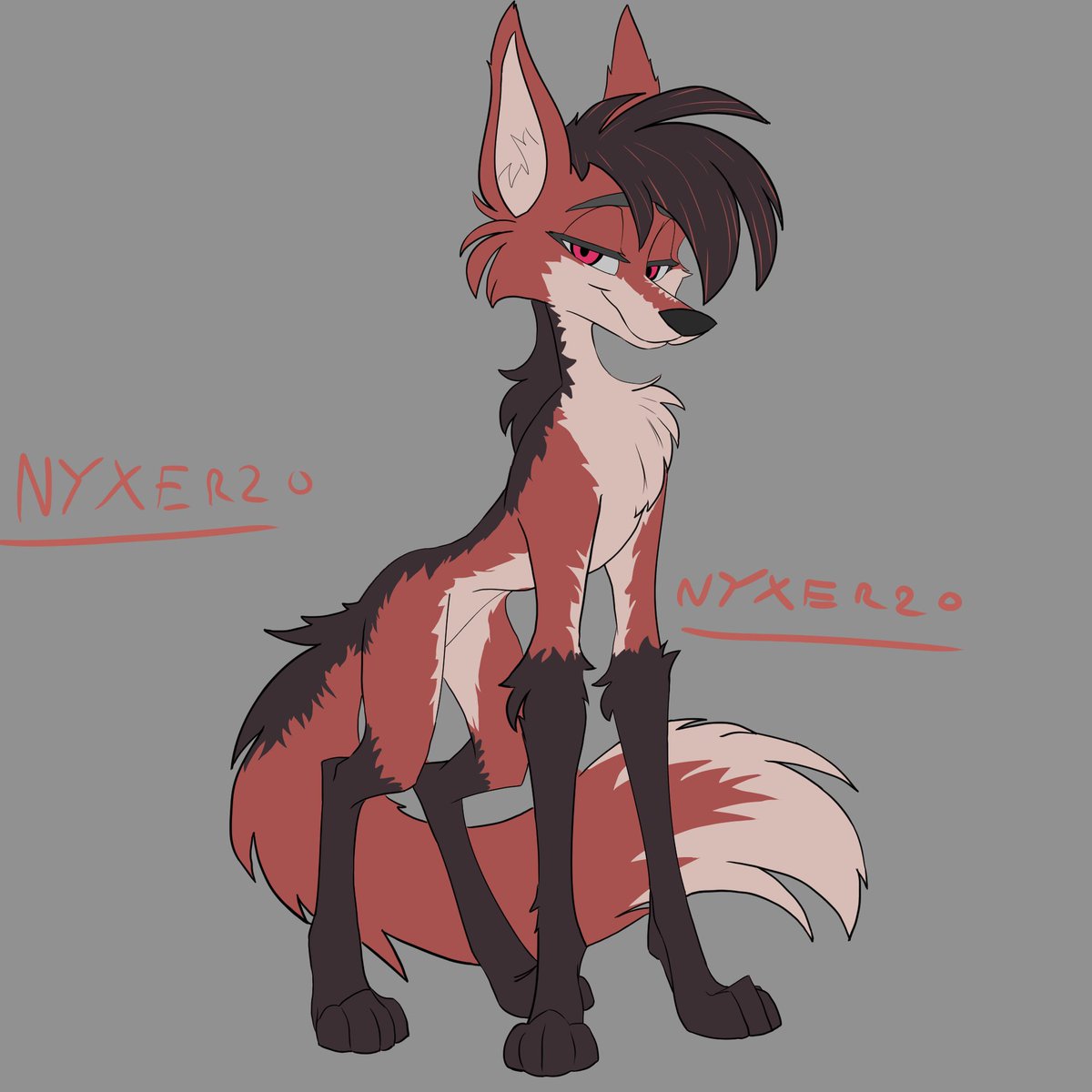 Nyxer20's tweet photo. #furry #feral #furryart #sfw #furryartworks  Aguará Guazú https://t.co/VZ6RX35oYv