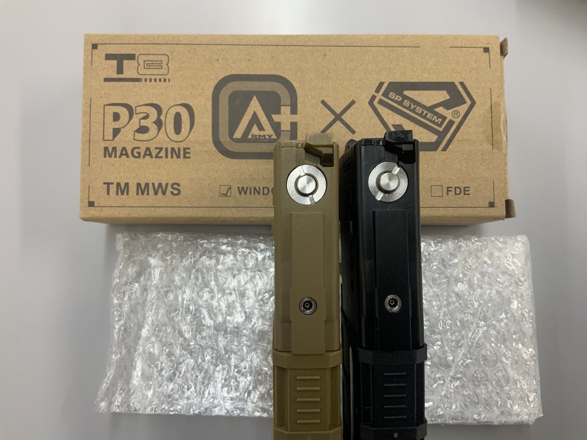 tamtamsagami's tweet photo. 【#ミリタリー】
これから発売予定の
あの銃にピッタリです☆
『T8 P30 ウインドウ付き ガスガン用マガジン』
好評発売中です♪
#タムタム相模原店 #20式小銃 #マグプル #Pマグ
#ガスライフル #M4MWS https://t.co/C2YmCpmlOQ
