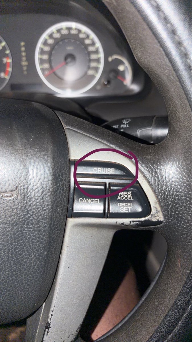 TheeRealDaviesX's tweet photo. I have been using this car for more than six years and I don’t know the function of the cruise button, please can anyone tell me what is the use? https://t.co/ymmToN7FoP