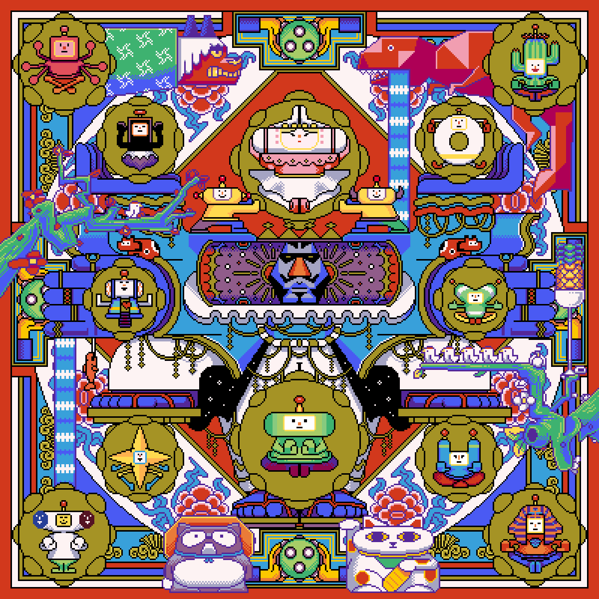 ART-SCHOOL アナログレコード2枚セット アナログレコード『ワンス・アポン・ア・塊魂』 サントラのアート