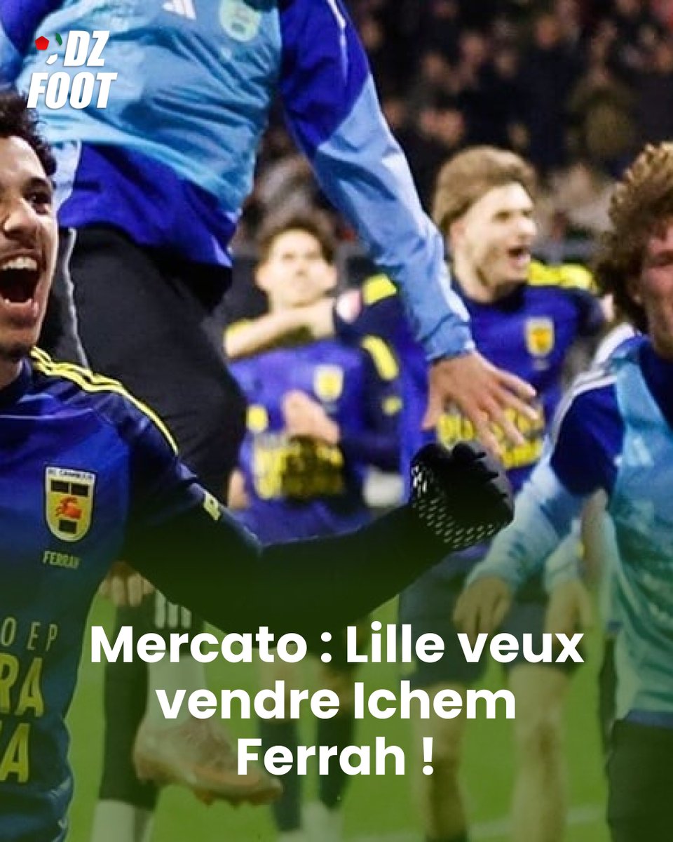 DZfoot's tweet photo. 👉 https://t.co/5zbA07ahJG
Auteur d'une magnifique saison en deuxième division des Pays-Bas, Ichem Ferrah ne devrait pas être conservé par Lille. https://t.co/MbvAaTee8C