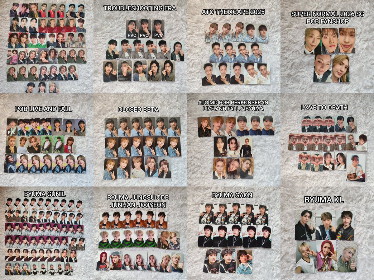 bfeeling_'s tweet photo. Hi villy~ bfeeling mau clearance pc pc non-album xh nih dari era ke era kira2 ada yg mau gak? 😍😍😍😍 https://t.co/fc5BNfAhOo