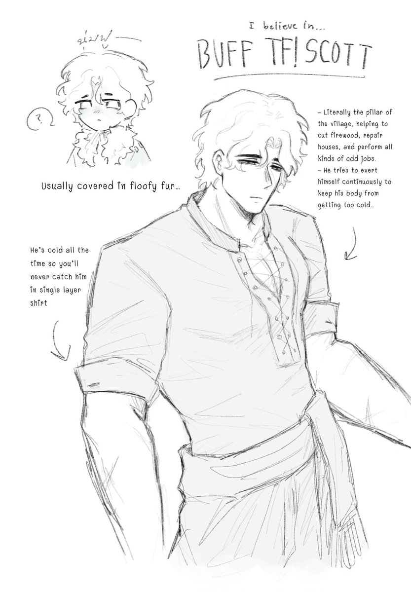 Qinny007's tweet photo. I lowkey predicted this with my propaganda art even before buff tf!scott was confirmed https://t.co/3FBiUZnHPR