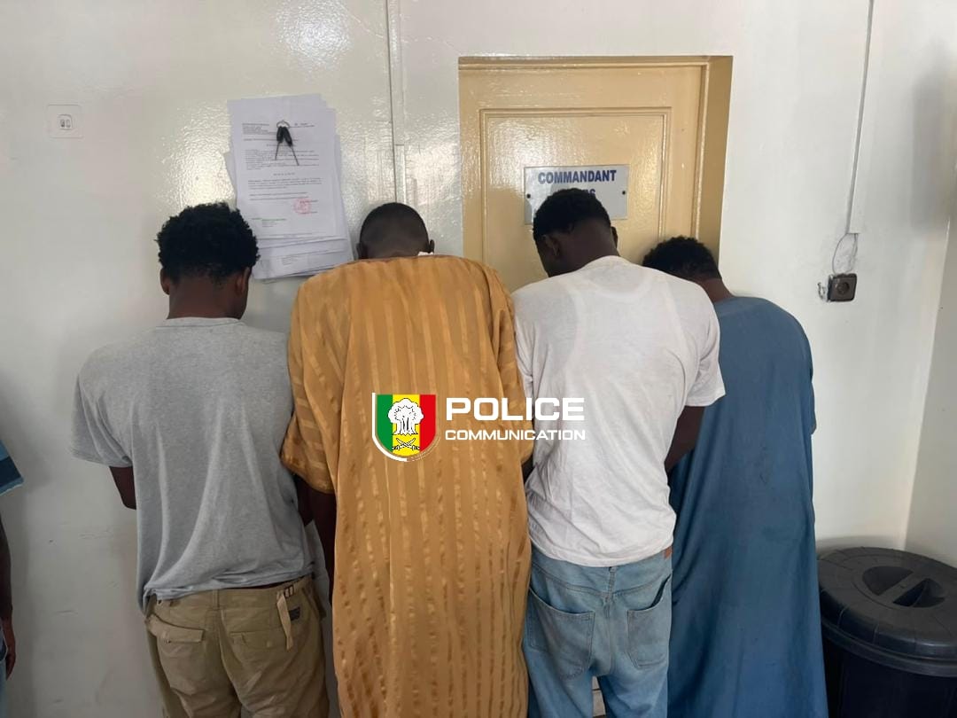 PoliceNationSN's tweet photo. Démantèlement d'un réseau de prostitution en ligne aux Parcelles Assainies.
Le commissariat local a déféré au parquet 9 individus pour association de malfaiteurs, actes contre nature et transmission volontaire du VIH (dont 7 testés positifs).
#Moeurs #Kebetu #Proteger https://t.co/ISMAwVf6Ao
