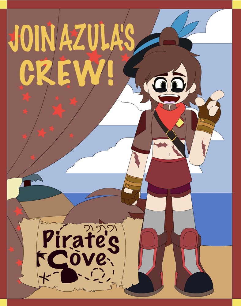 PeridotAlex003's tweet photo. Looks who back on for more Lucy and Friend's Pizza & Ice Cream Stuff with some Brand New Posters!! Azula & Ty Lee Pirate's Posters to Enjoy!!! #Ninjala #FNAF📷📷 #FNAL @Frances_JackD https://t.co/q17lKx7o8g