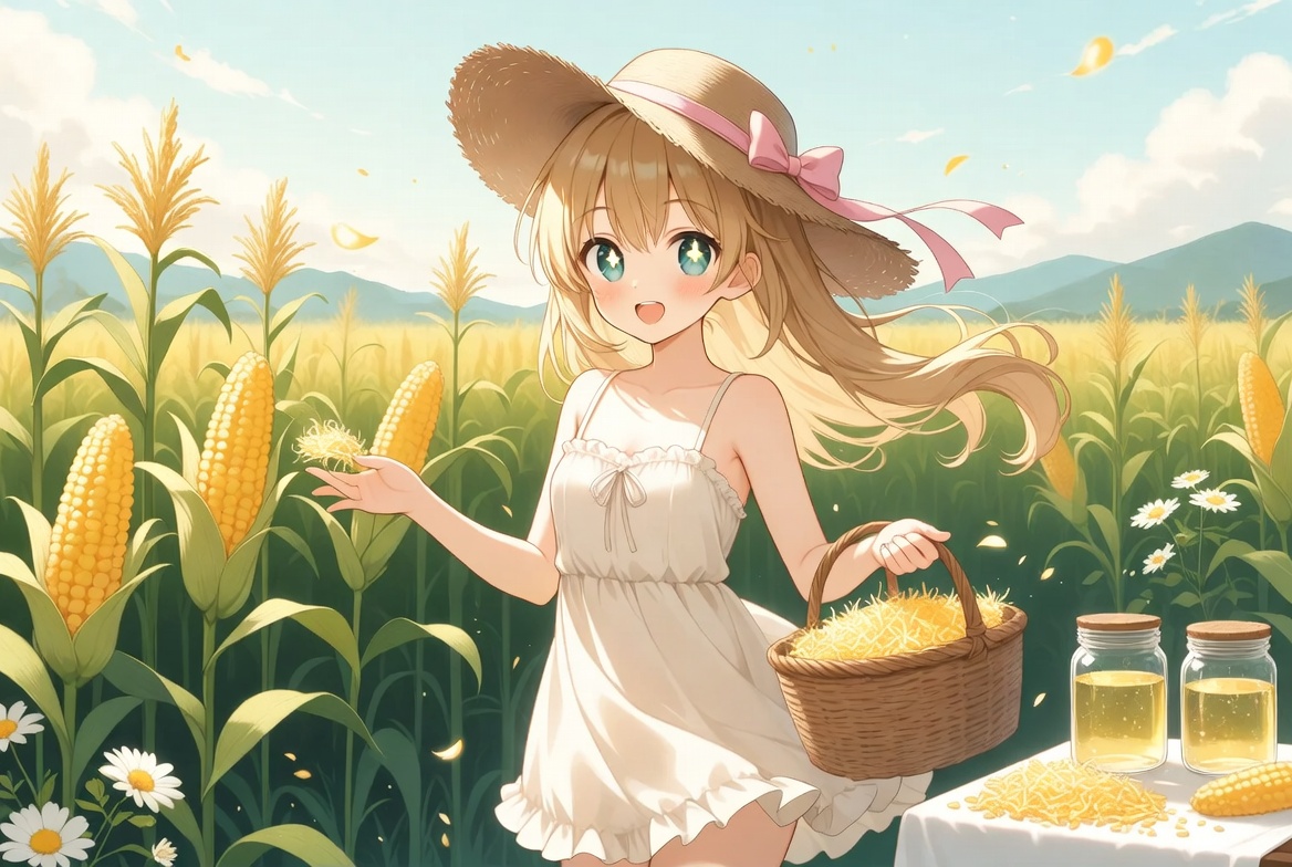 ouscae's tweet photo. ひげにも夏の宝もの🌽

とうもろこしのひげを集めよう🧺
さらさら乾かしてわくわく🍃

瓶に入れてお茶の支度です🫙
捨てない知恵が息づいています🍵

小さな発見がうれしいね😊
夏の手仕事を楽しもう🌞

#とうもろこし #ひげ茶 #夏の手仕事 https://t.co/znv2WtkZwK