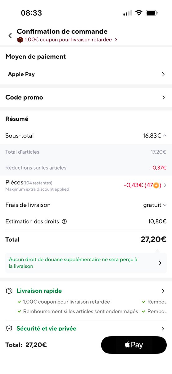 Poupou91's tweet photo. Du coup c’est terminé AliExpress?
Coup dur pour le pouvoir d’achat des Français https://t.co/iceS9rIHNj