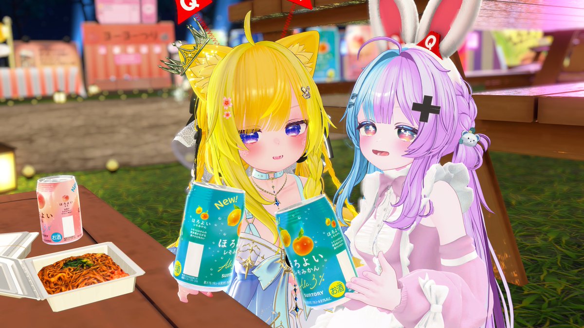 Yoruru_desu's tweet photo. 一緒にかんぱ～い！🍻

#Vket2026summer
#Vketサントリーキャンペーン https://t.co/iRFrwh4pZA