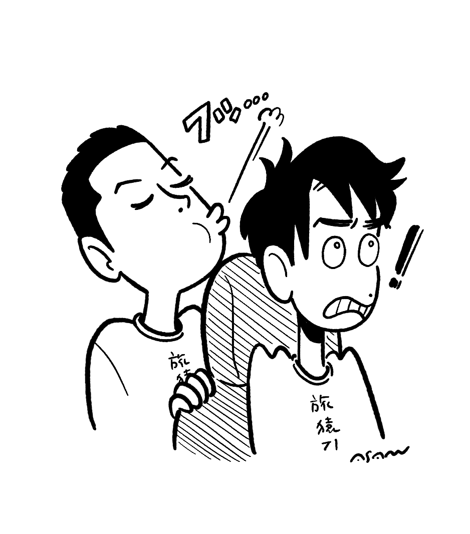 a_koba_illust's tweet photo. 旅猿「かまいたちと新潟満喫の旅」第1話より https://t.co/b8gVdgY4pU