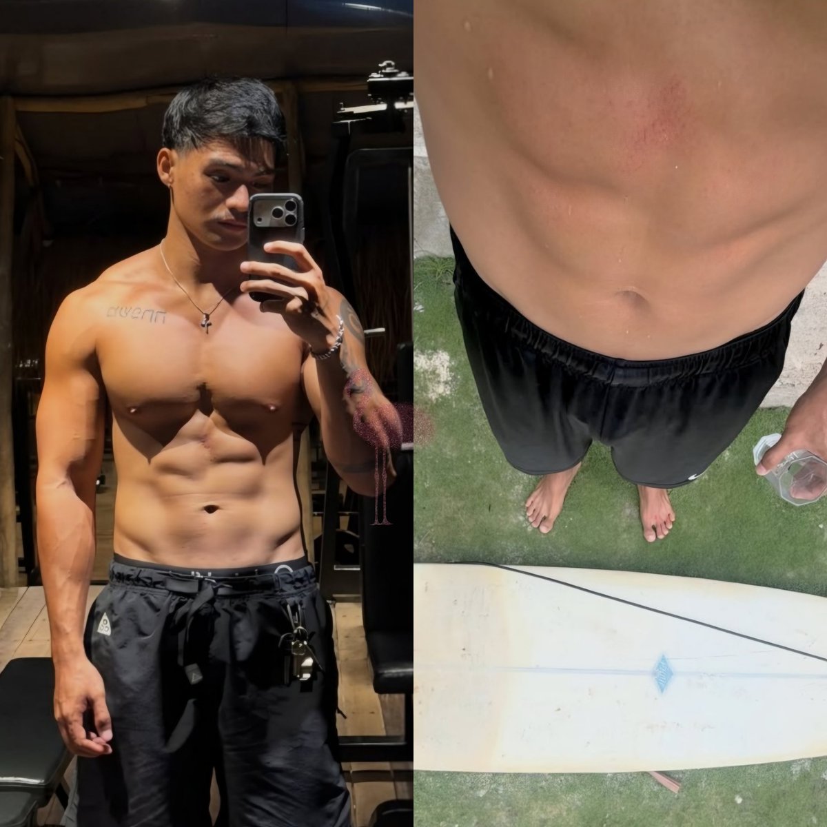 King30kong88's tweet photo. Abs check, Nathan 🦩🩷 https://t.co/UqdviySui9