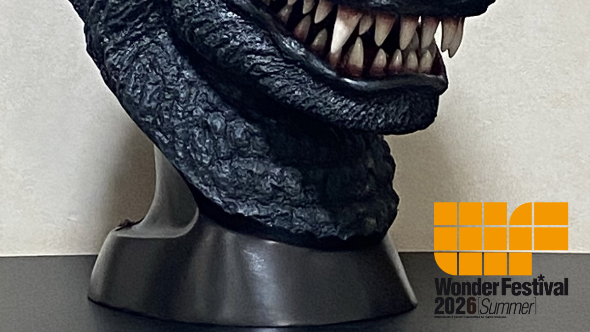 ワンフェス2026夏 情報／ ゴジラ1984 新作「ゴジラ・ヘッドモデル
