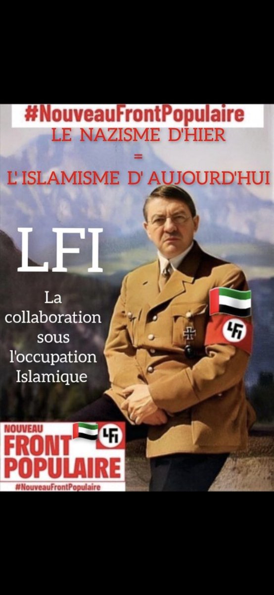 bog1968's tweet photo. @Clemence_Guette Tout sauf lfi ! Le nouveau parti  NAZIS 2026 !!!!! https://t.co/WC7AwKd7wc