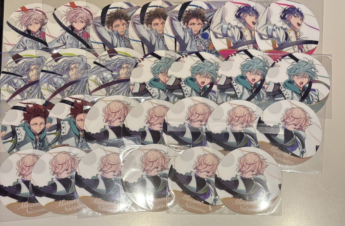 nn__ww__'s tweet photo. 【交換】アイナナ JOYSOUND ジョイサウンド ジョイサ コースター 
〈譲〉天、龍之介、百、千、悠、トウマ、巳波
〈求〉虎於
ご希望ありましたら他任意同数◎
後日天1枚受け取り予定のため計3枚になります。
初回リトリン一読ください。よろしくお願いいたします。 https://t.co/I48oYjFMos