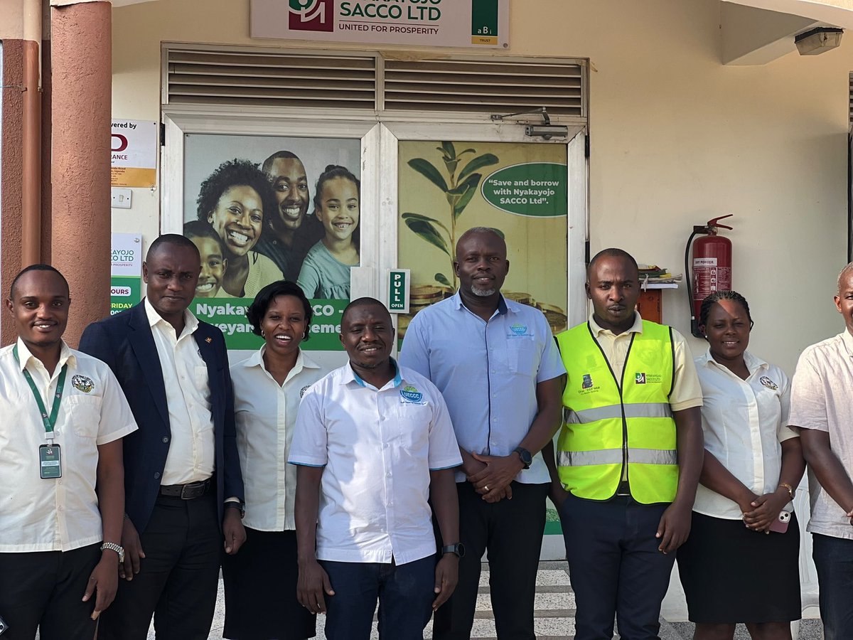 Nyakayojosacco's tweet photo. Strategic partnerships are the foundation of sustainability. Yesterday, we were honored to host a team from @UECCC1 at our head office in Mbarara City for a high level engagement.

The meeting focused on areas of collaboration with a special emphasis on joint programming to amplify access to green and smart energy facilities. We explored how clean energy solutions can be scaled to reach more communities effectively.

Our discussions reaffirmed a shared vision: to drive sustainable development through practical, community-centered solutions. By aligning our strengths, we can create greater impact and accelerate the transition to smarter, cleaner energy.

Our commitment remains unchanged: To tailor our programs to the real needs of the communities we serve. We are guided by three fundamental questions: What do our members want? What impact are we creating? And how can we do better?

As we move forward, we will continue to listen, learn and co-create with partners like UECCC. Together, we are building programs that not only answer today’s needs but also secure a more sustainable and prosperous future for our communities.
#UnitedForProsperity #PartnerWithUs #Nyakayojosacco2026