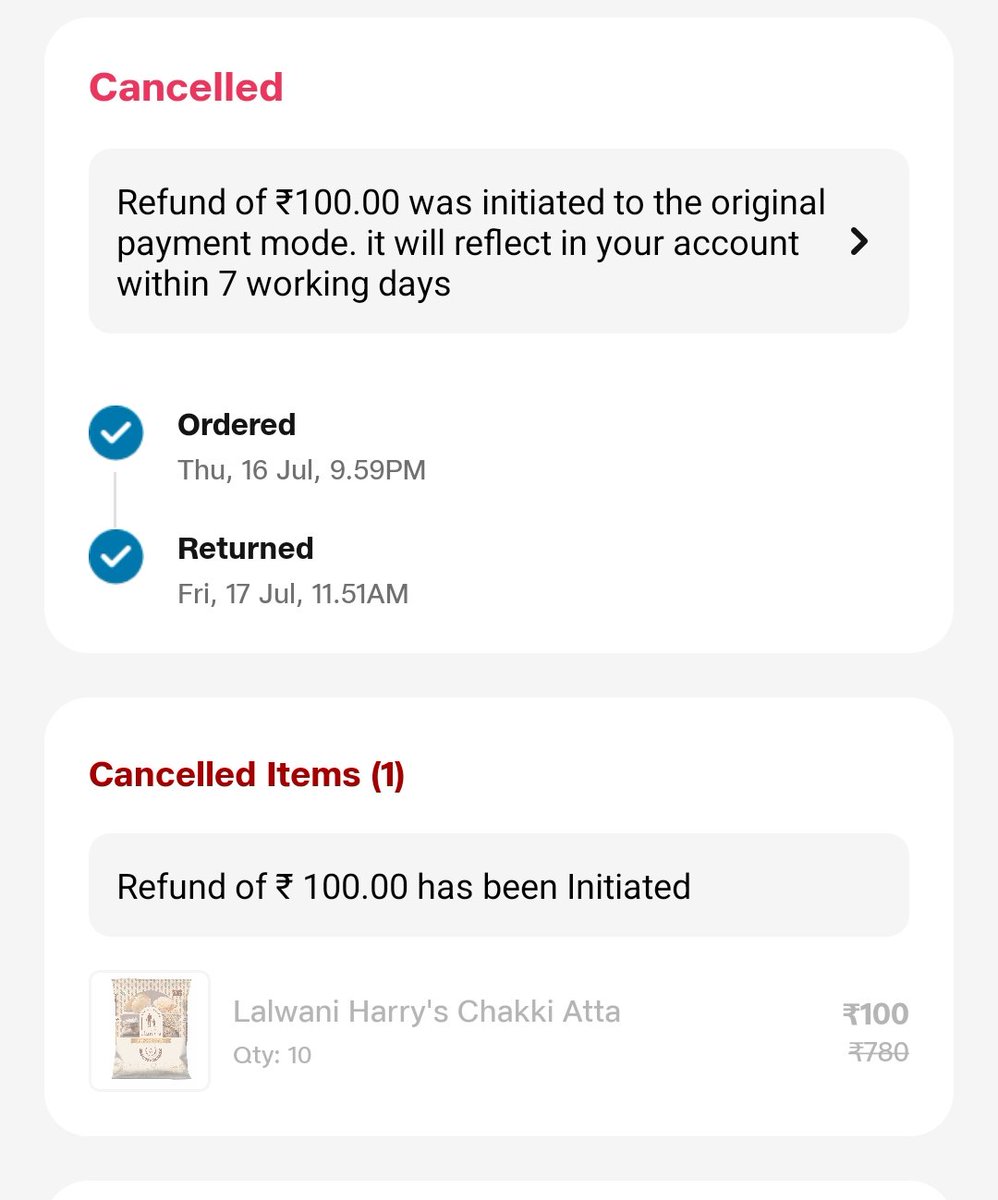 ambati_amarnath's tweet photo. @DealBeeOfficial They have cancelled the order https://t.co/9OEAWLFaxb
