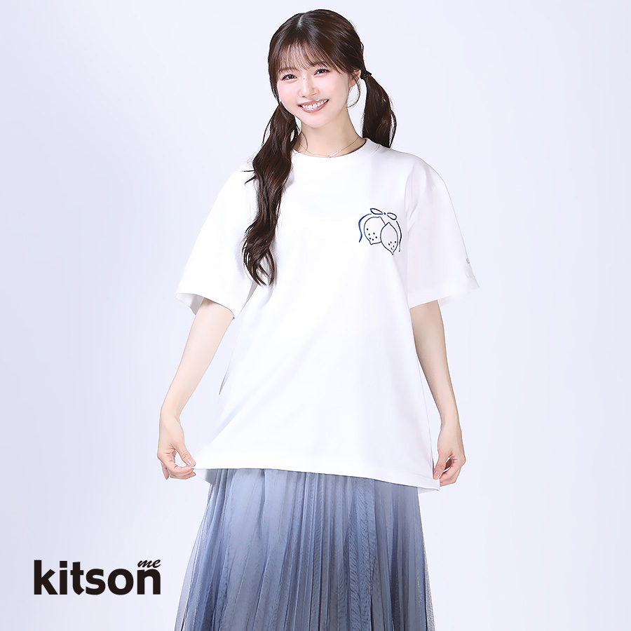 kitson_me's tweet photo. ♡✧ #Kitsonme × #市川美織 ✧♡

大好評予約受付中🍋🎀 
1枚でもインナーでも使える万能さで、ロングシーズン活躍する半袖Tシャツがオススメです💕

詳細・ご購入はコチラ🛒
https://t.co/BYjwf2zips
#キットソンミー
@miorin_lemon212 https://t.co/s92c1qoS9g