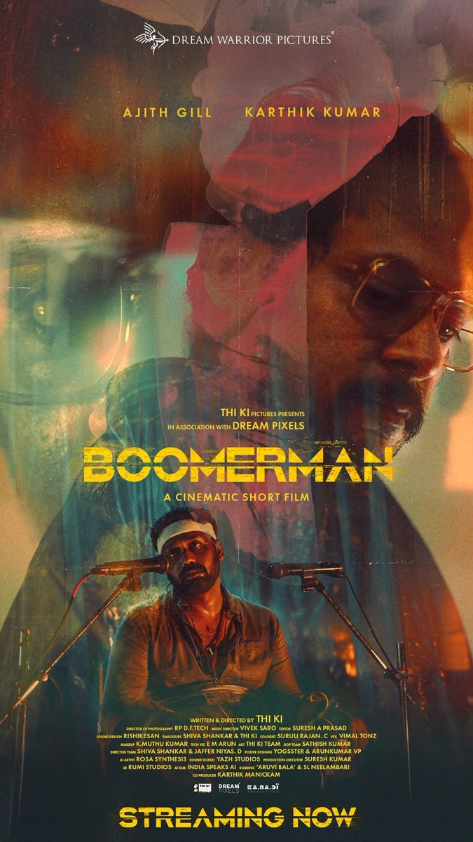 Chennaipatrika's tweet photo. #BOOMERMAN is now streaming!

▶️ https://t.co/weFBXMgMnm

@thikiverse @Ajitni1 @Karthi05enator @RajaDop1 @saro_vivek 
@iameditorsuresh @md8_fx 
@Its_ShivShankar @yogsster @Rosasynthesiz @Sureshkumarbrm @indiaspeaks2021 @prabhu_sr @DreamWarriorpic

#ShortFilm https://t.co/206a5QqoaP