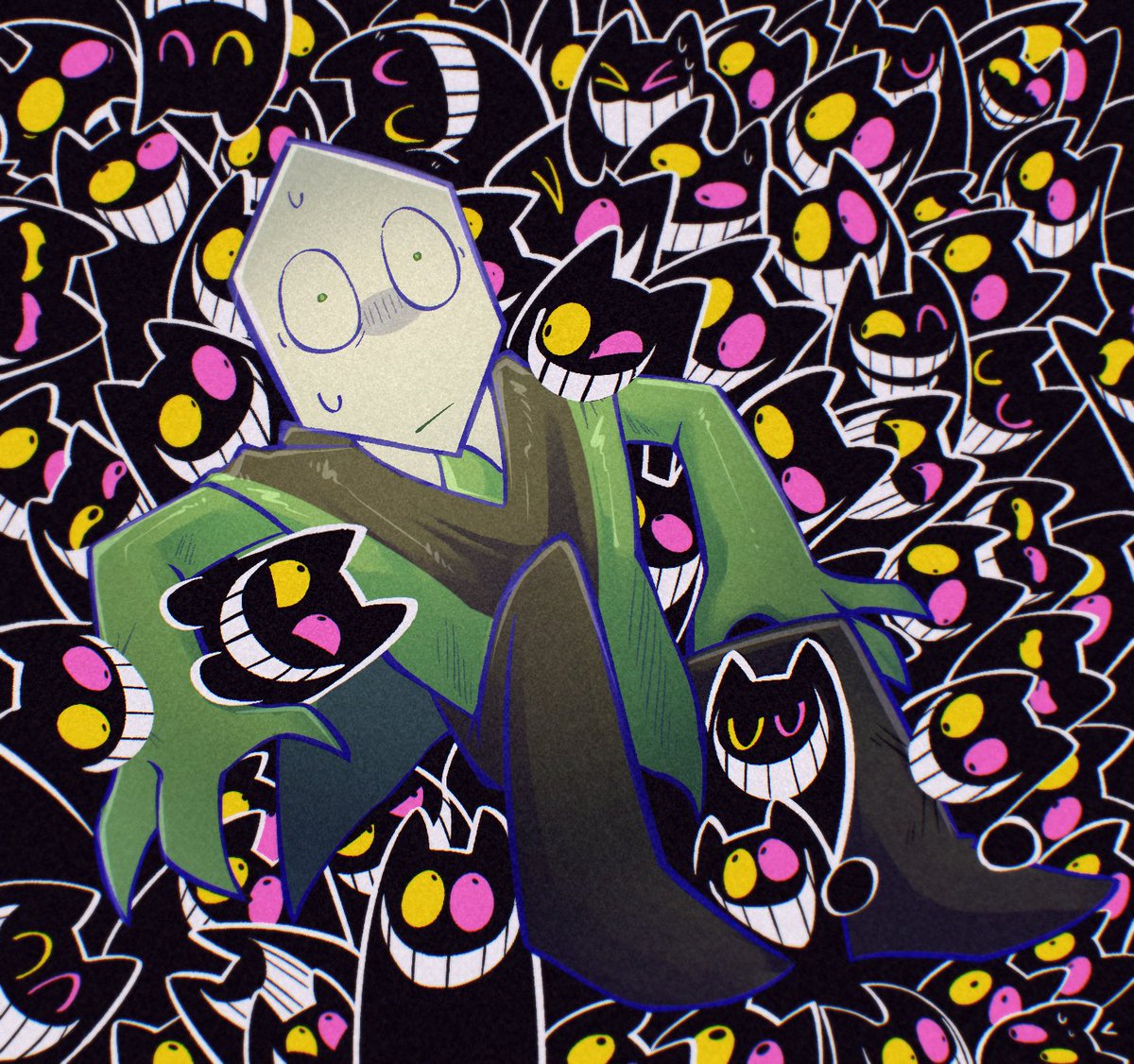 KairoKust's tweet photo. Those are some very strange cats, huh

#deltarune #miketwt #battat https://t.co/EilEEy6bcD