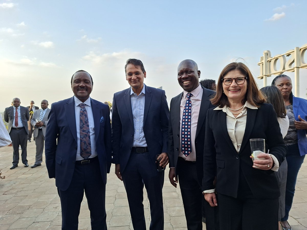 EUAmbKenya's tweet photo. We held a joint farewell reception with the Ambassadors of Austria, Belgium, Cyprus, France and European Union. We celebrated the achievements over the last few years, strengthening our relations with Kenya and fostering lasting partnerships. https://t.co/Vyzjc57tUu