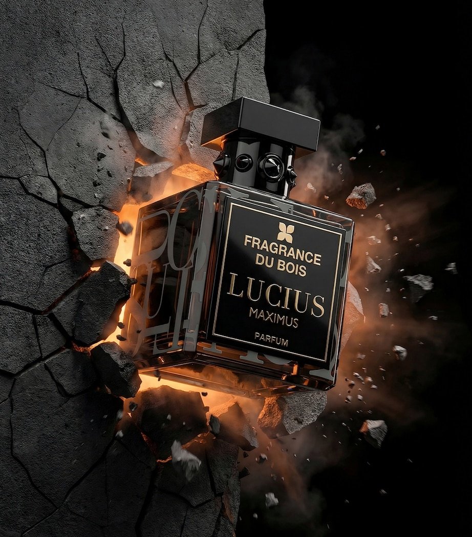 NotwanePharmacy's tweet photo. Lucius Maximus by Fragrances Du Bois is a 2026 oriental woody 
unisex parfum crafted by perfumer Jordi Fernández. Bold yet impeccably refined, this modern woody gourmand composition balances radiant citrus with deep roasted warmth, creating a fragrance that feels powerful. https://t.co/40O9cf1zk2