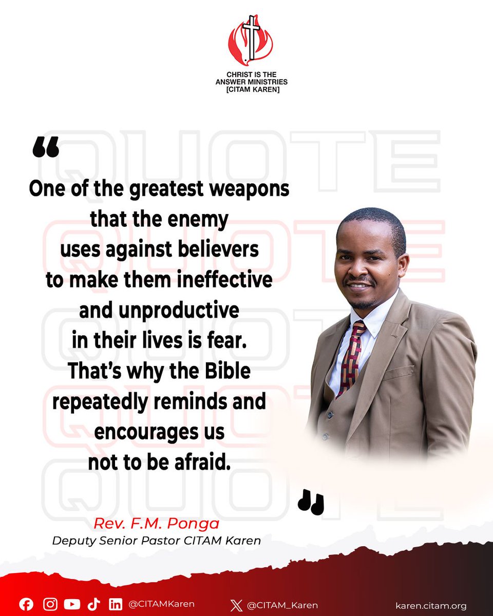 FednarndPonga's tweet photo. Isaiah 41:10
"So do not fear, for I am with you; do not be dismayed, for I am your God. I will strengthen you and help you; I will uphold you with my righteous right hand." 
@CITAM_Karen https://t.co/gnqwZkdyaa